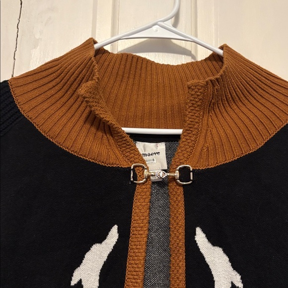 Anthropologie maeve cape cardigan sweater size xl - Picture 6 of 9